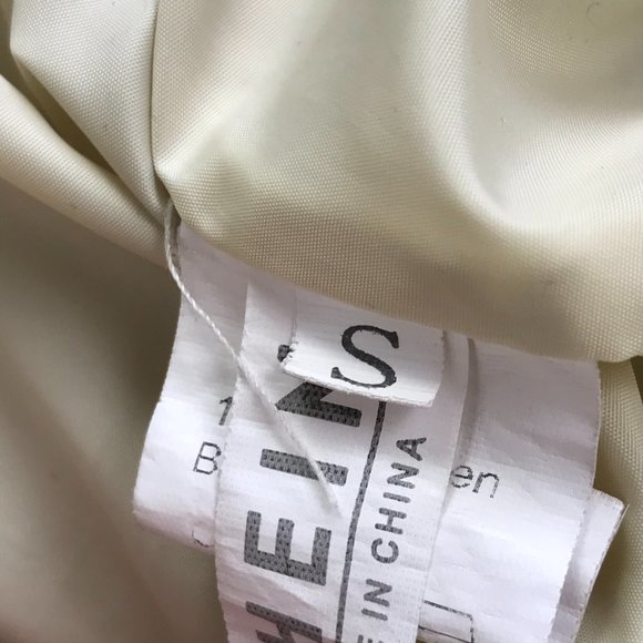 Shein Ladies Wool Blend Cropped Jacket Beige Size Small Faux Fur Sherpa - Picture 10 of 12